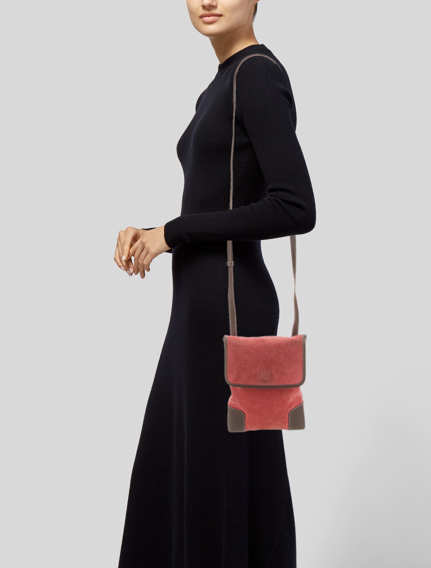 Loewe Suede Crossbody Bag Vintage