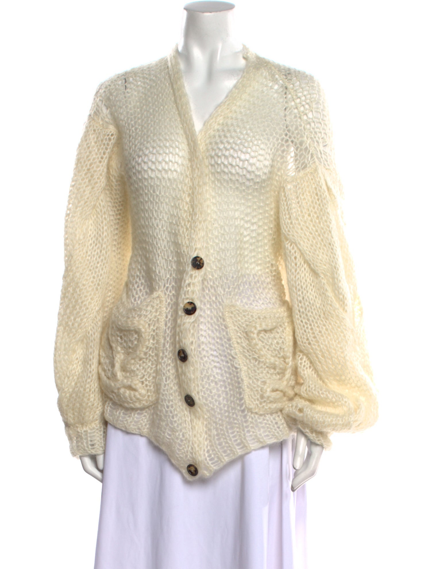 Loewe Mohair V-Neck Sweater