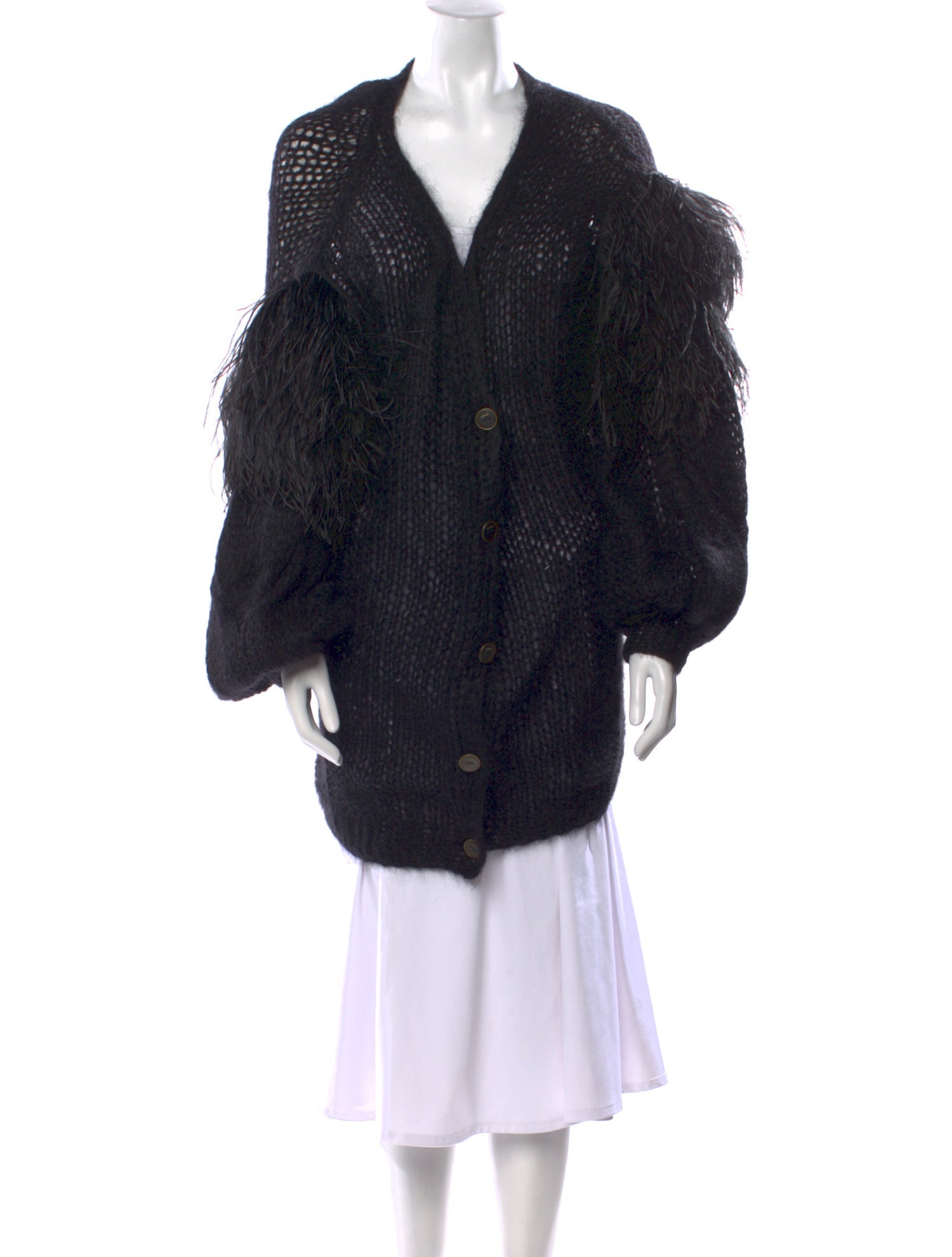 Loewe Mohair V-Neck Sweater