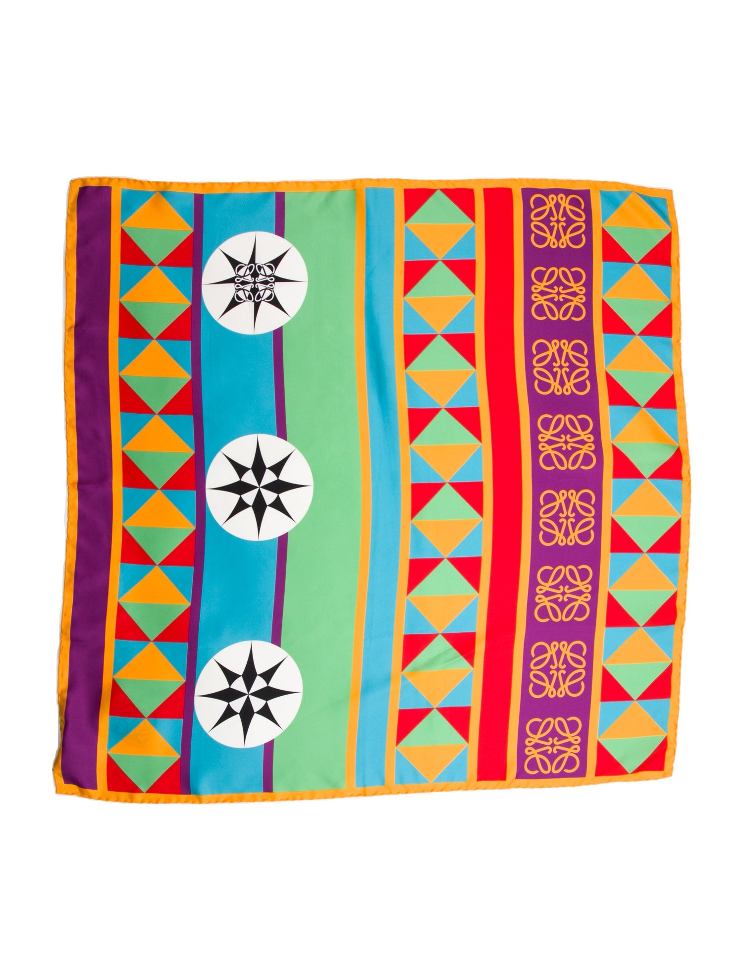 Loewe Silk Printed Scarf w/ Tags