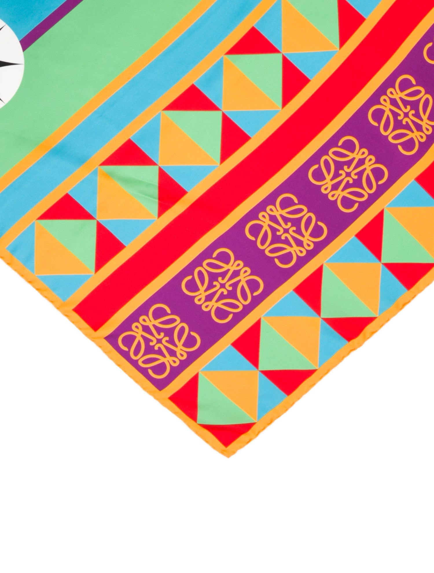 Loewe Silk Printed Scarf w/ Tags