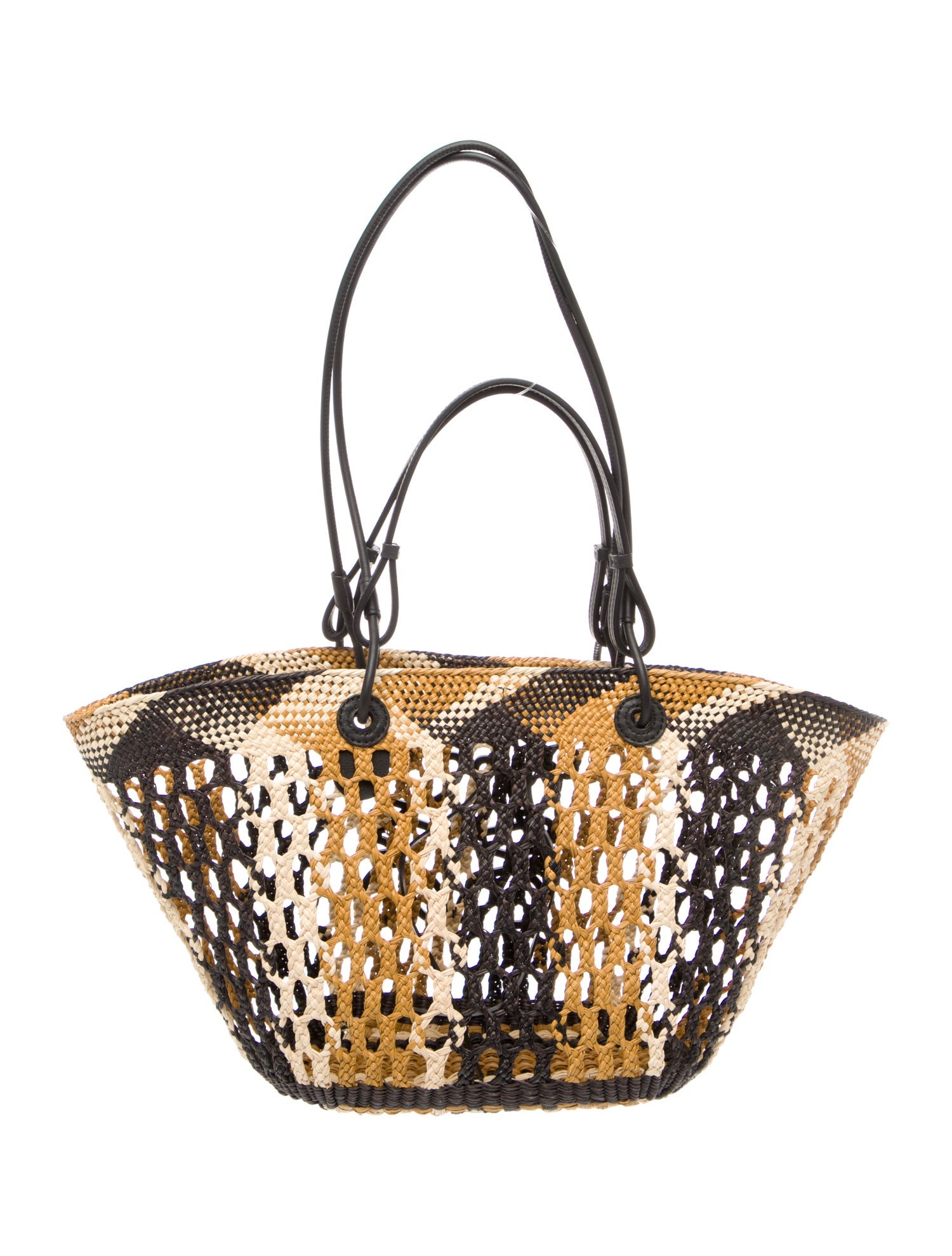 Loewe Raffia Basket Tote
