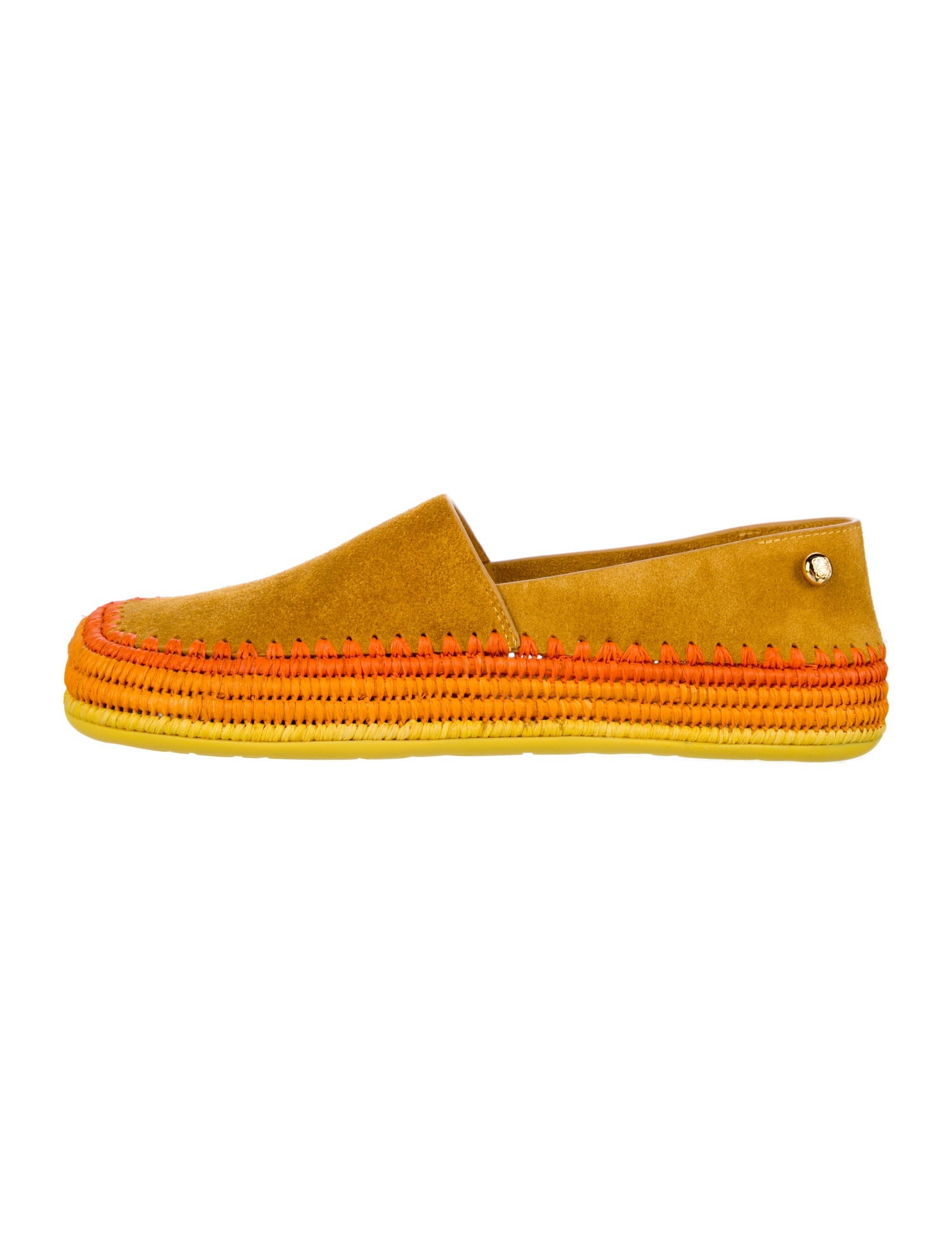 Loewe Suede Striped Espadrilles