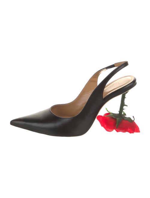 Loewe Leather Slingback Pumps