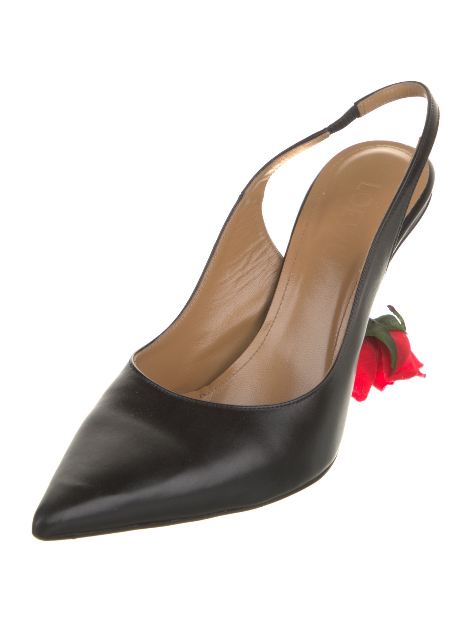 Loewe Leather Slingback Pumps
