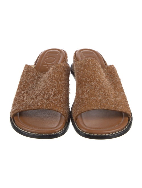 Loewe Suede Slides