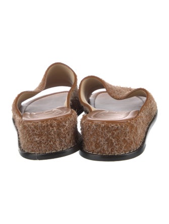 Loewe Suede Slides