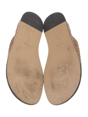 Loewe Suede Slides