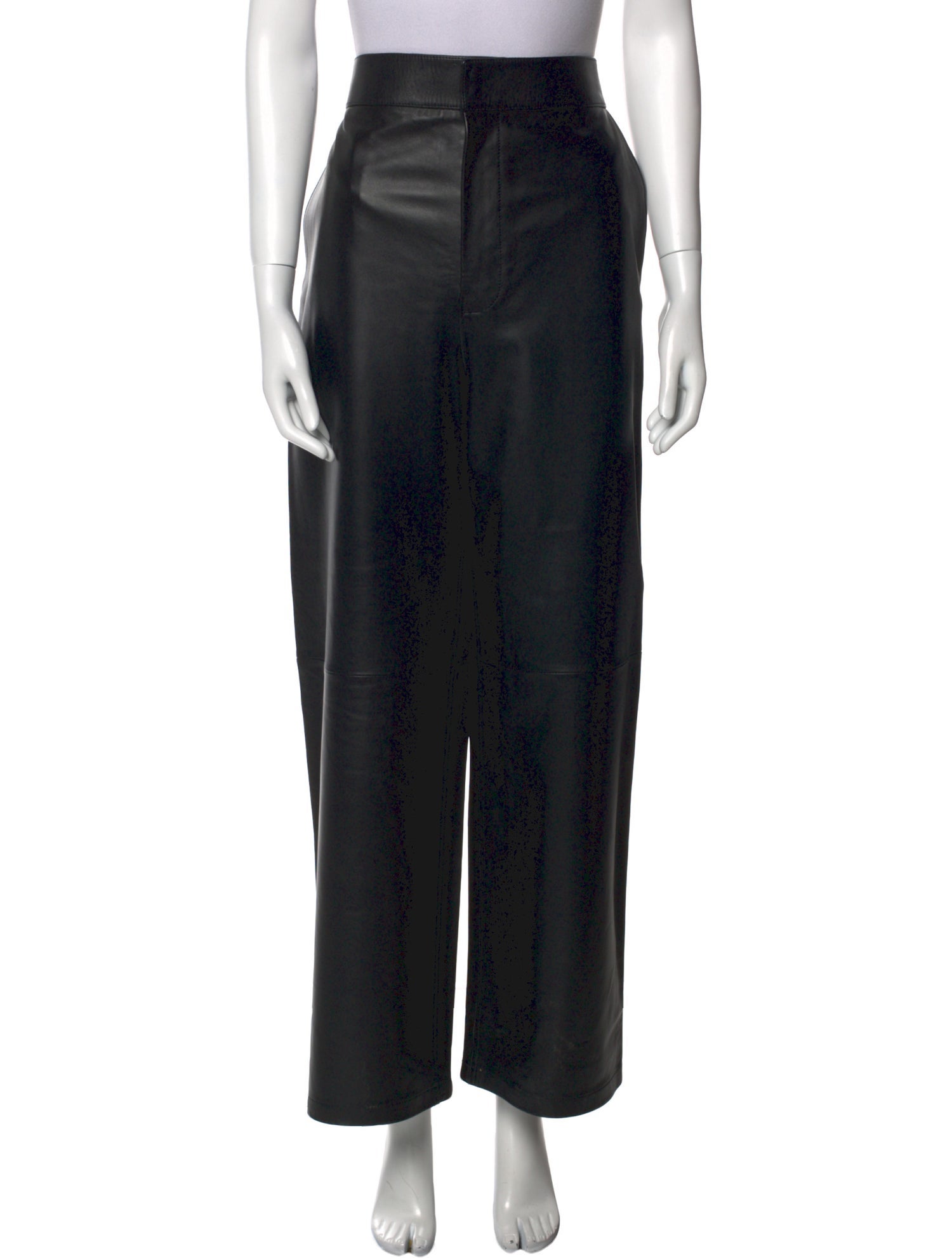 Loewe Lamb Leather Wide Leg Pants w/ Tags