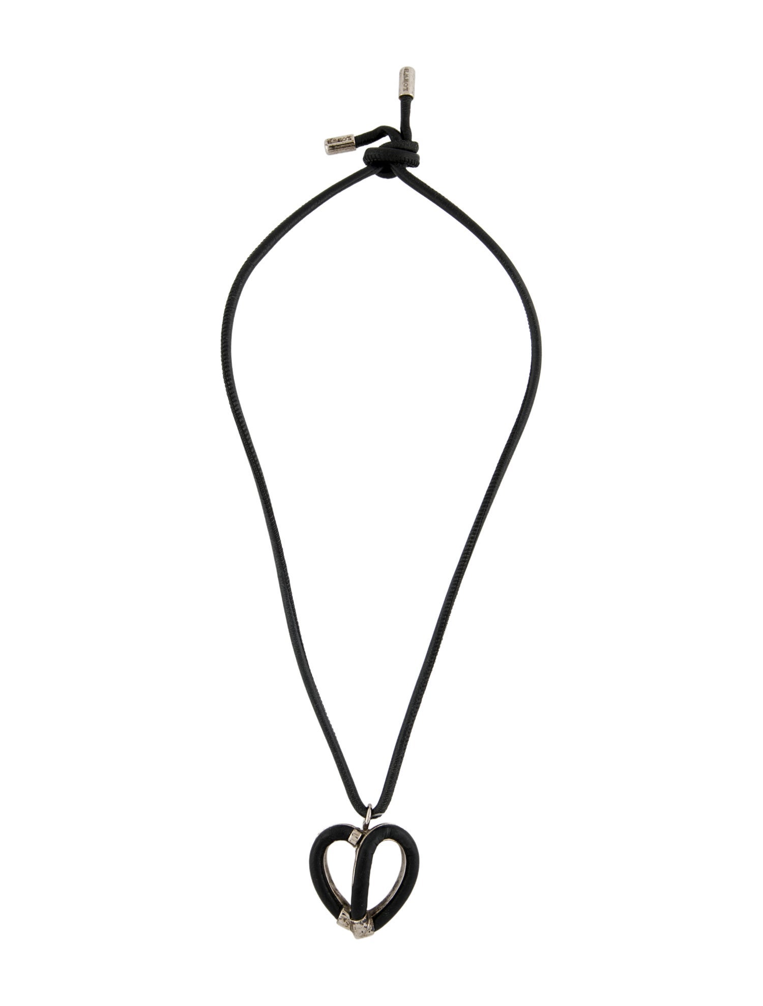 Loewe Leather Knot Pendant Necklace
