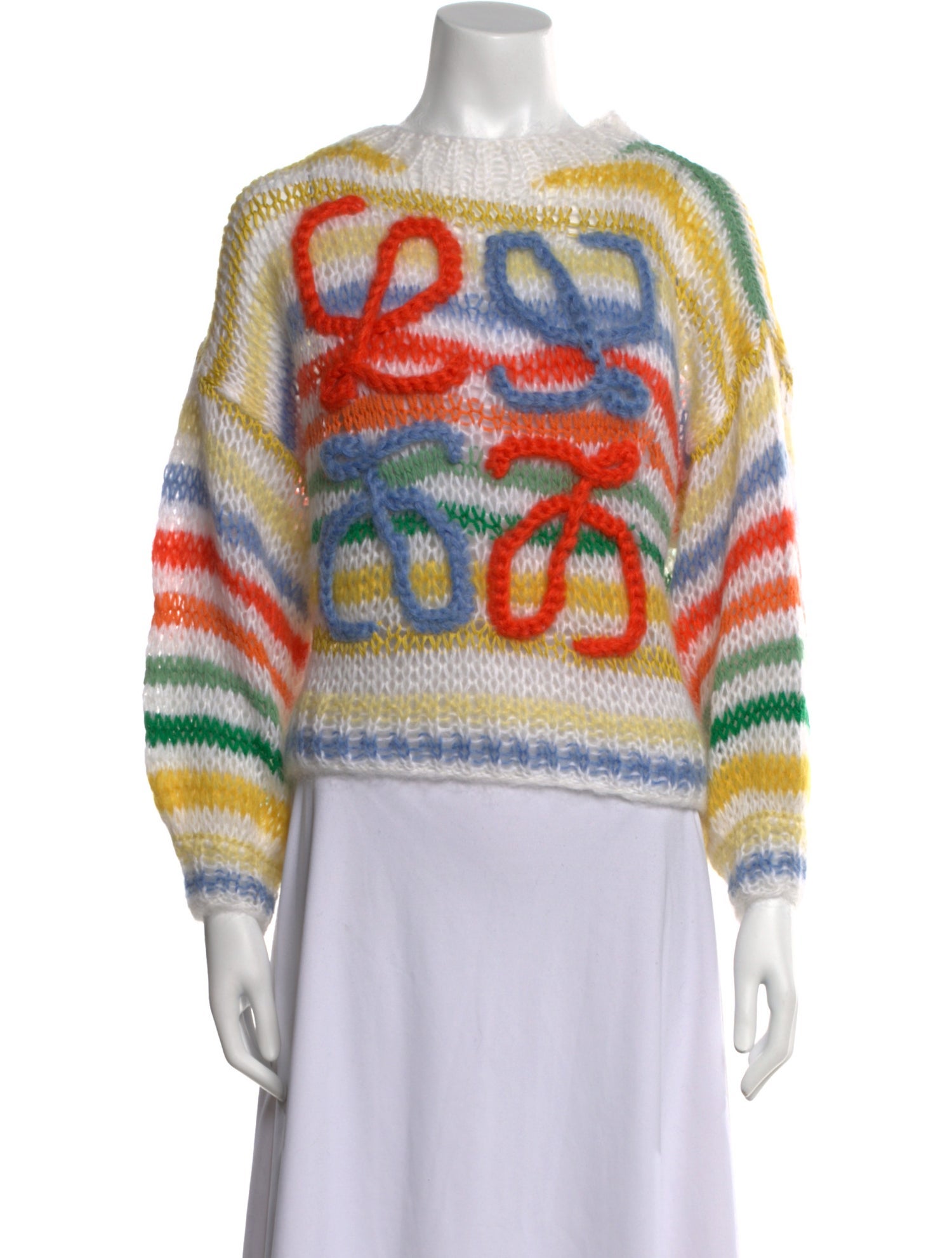 Loewe Mohair Striped Sweater