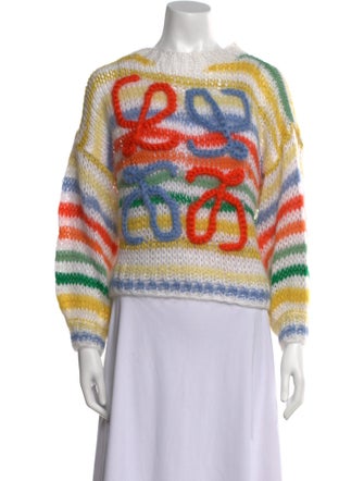Loewe Mohair Striped Sweater