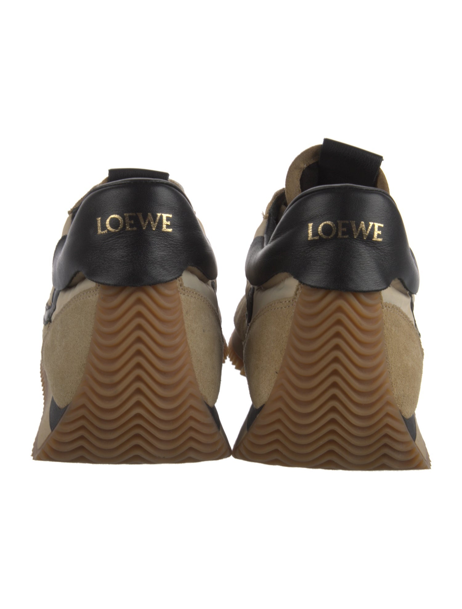 Loewe Suede Printed Sneakers