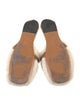 Loewe Shearling Leather Trim Embellishment Mules