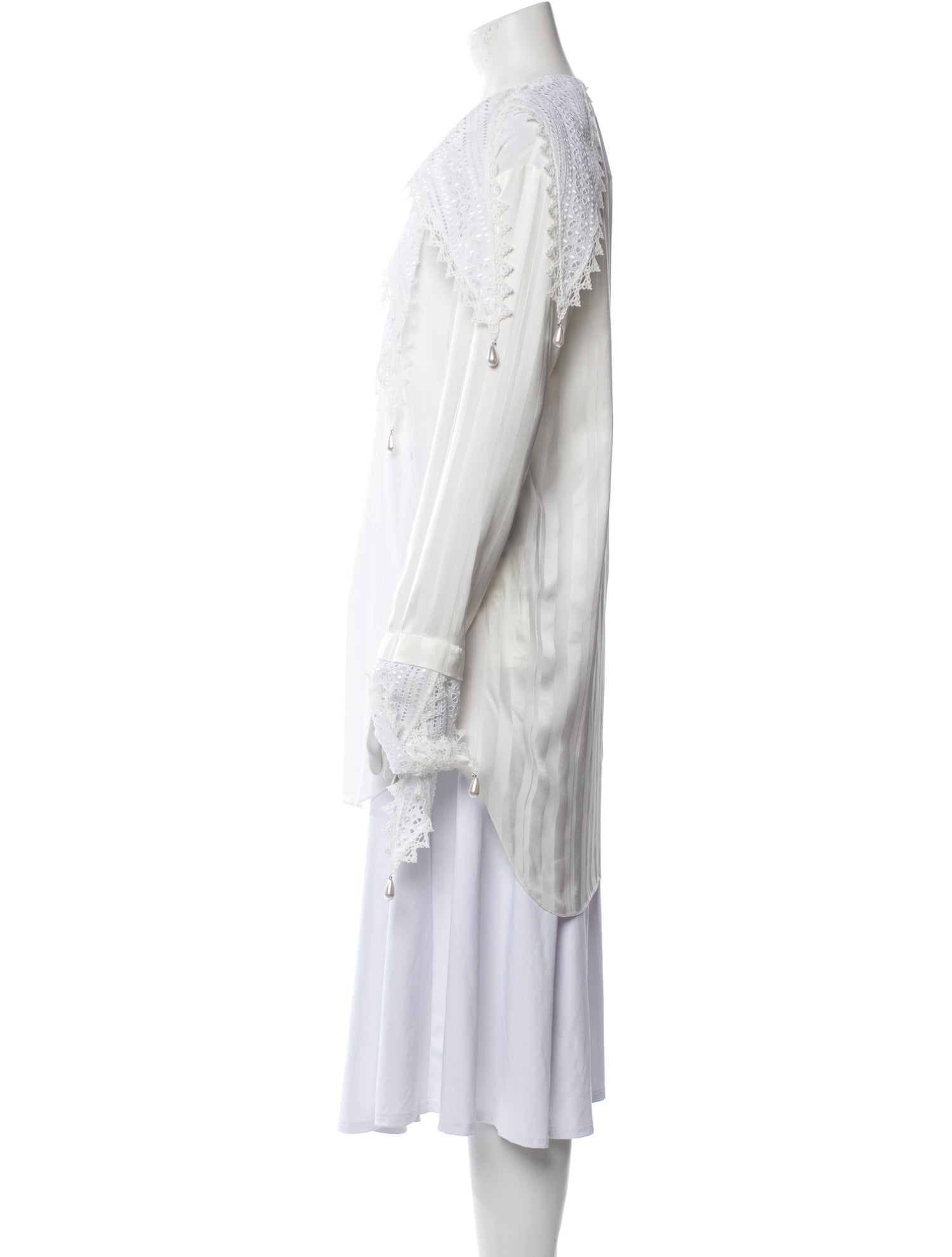 Loewe V-Neck Long Sleeve Tunic