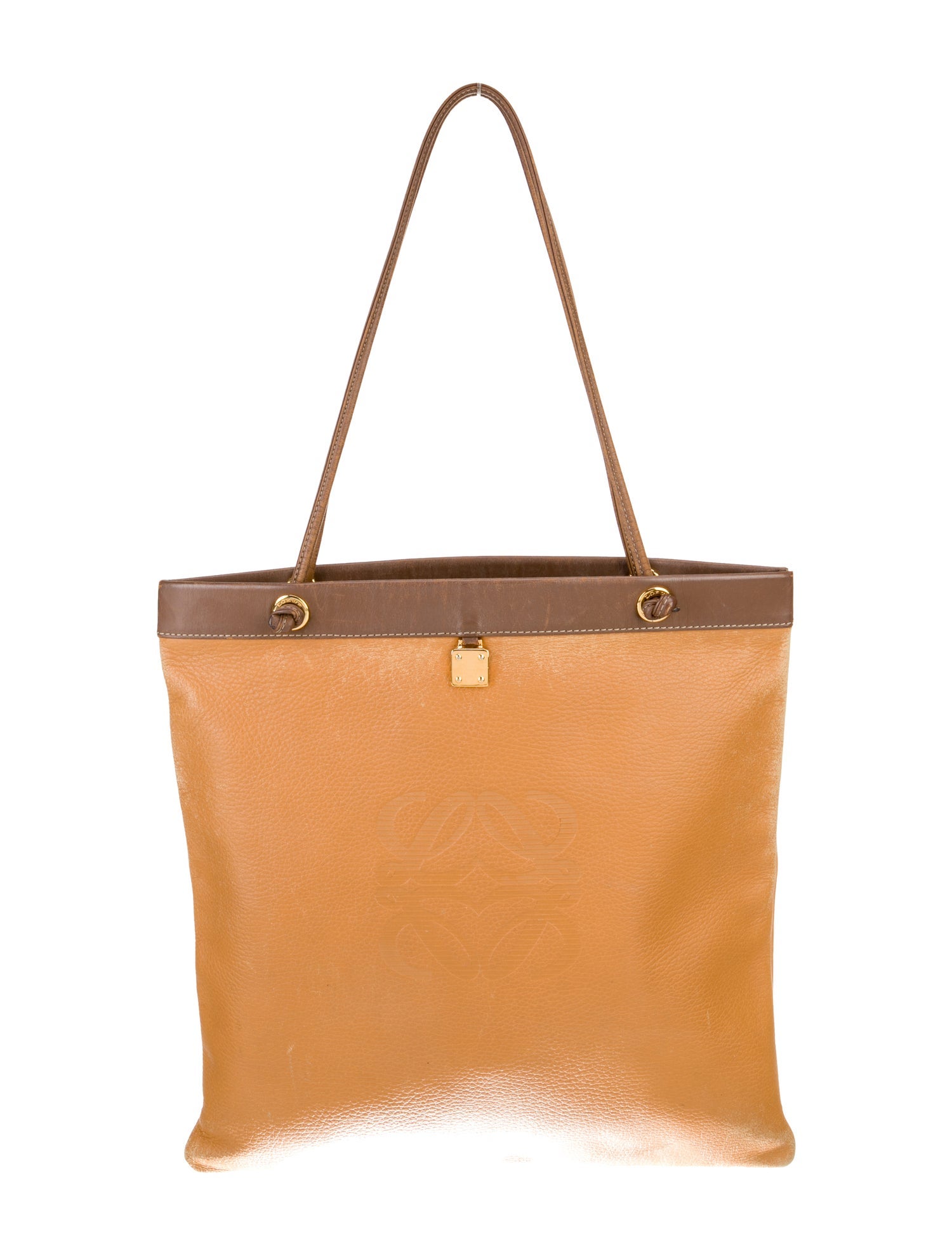 Loewe Leather Top Handle Bag Vintage