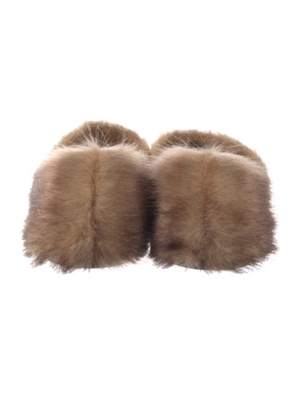 Loewe Fur Flats