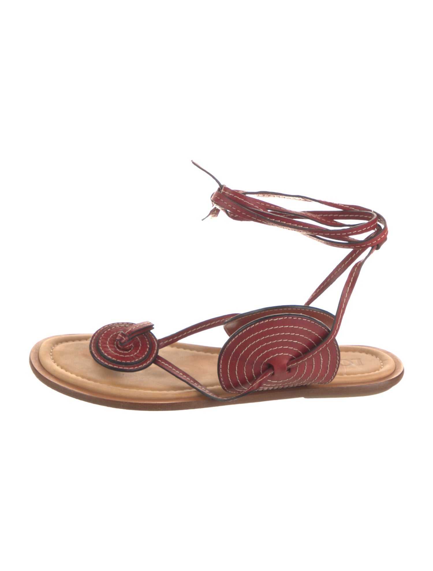 Loewe Leather Gladiator Sandals