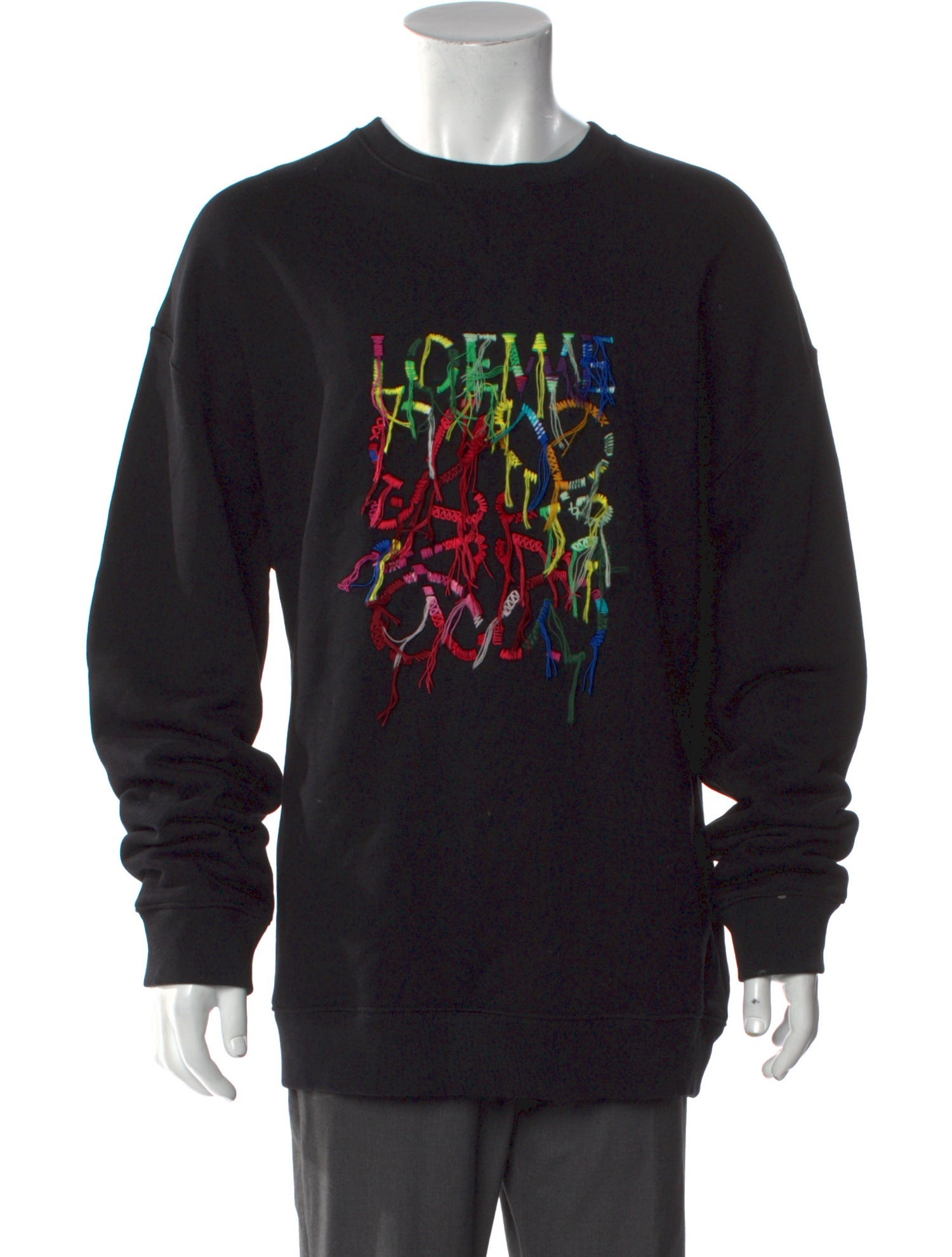 Loewe Graphic Print Crew Neck Sweatshirt