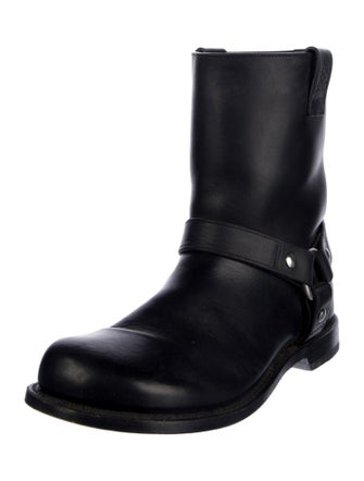 Loewe Leather Moto Boots