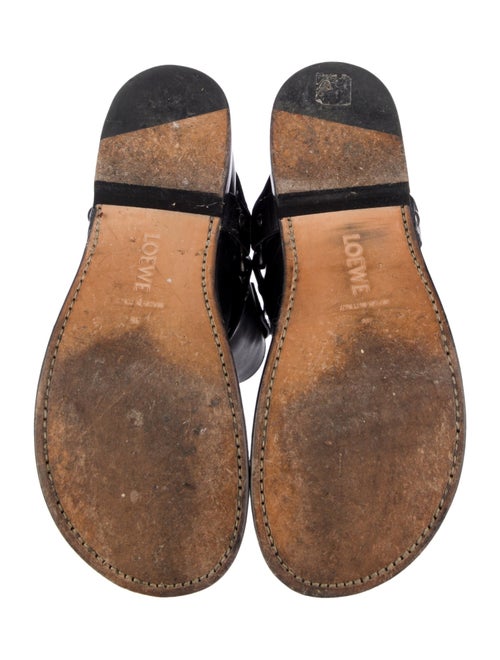 Loewe Leather Moto Boots