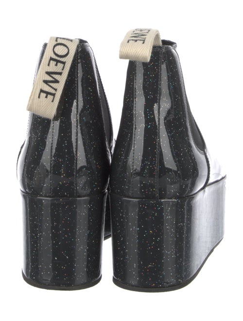 Loewe Patent Leather Glitter Accents Mules