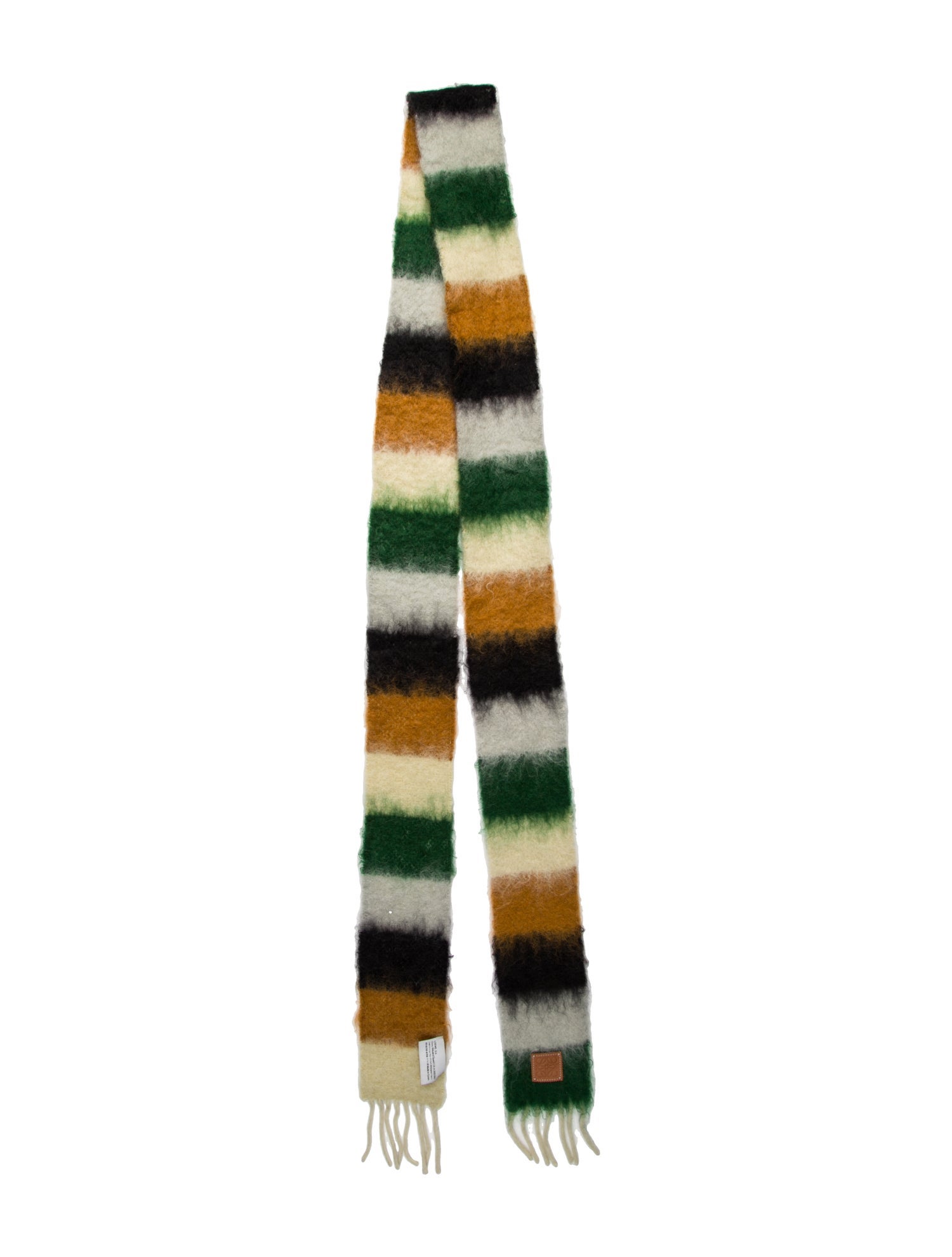 Loewe Mohair Striped Scarf