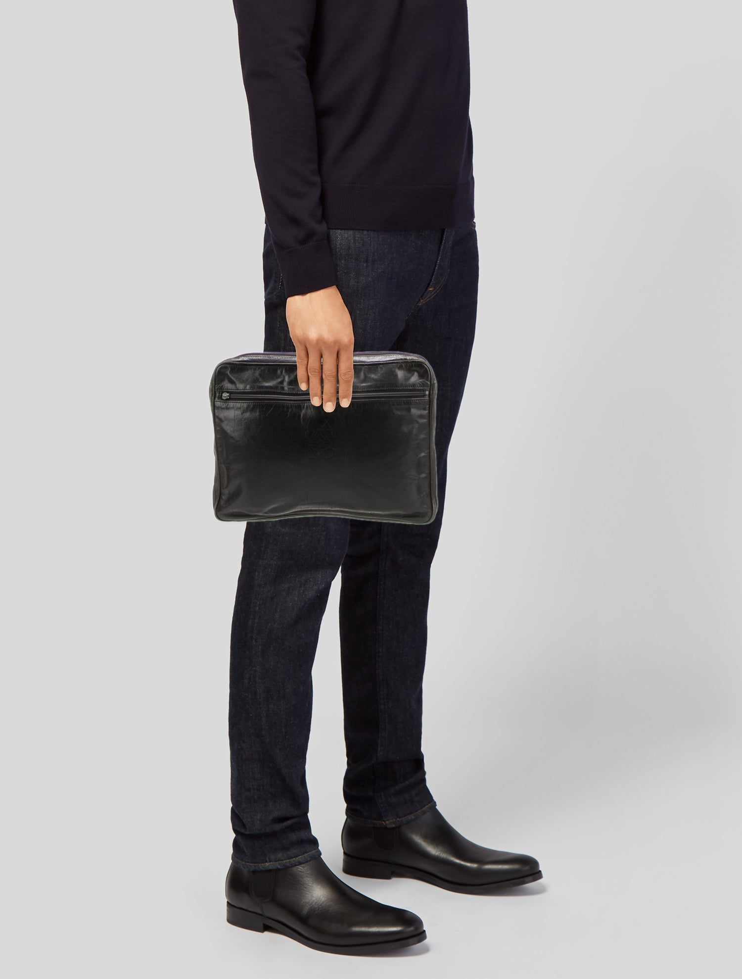 Loewe Leather Portfolio Vintage