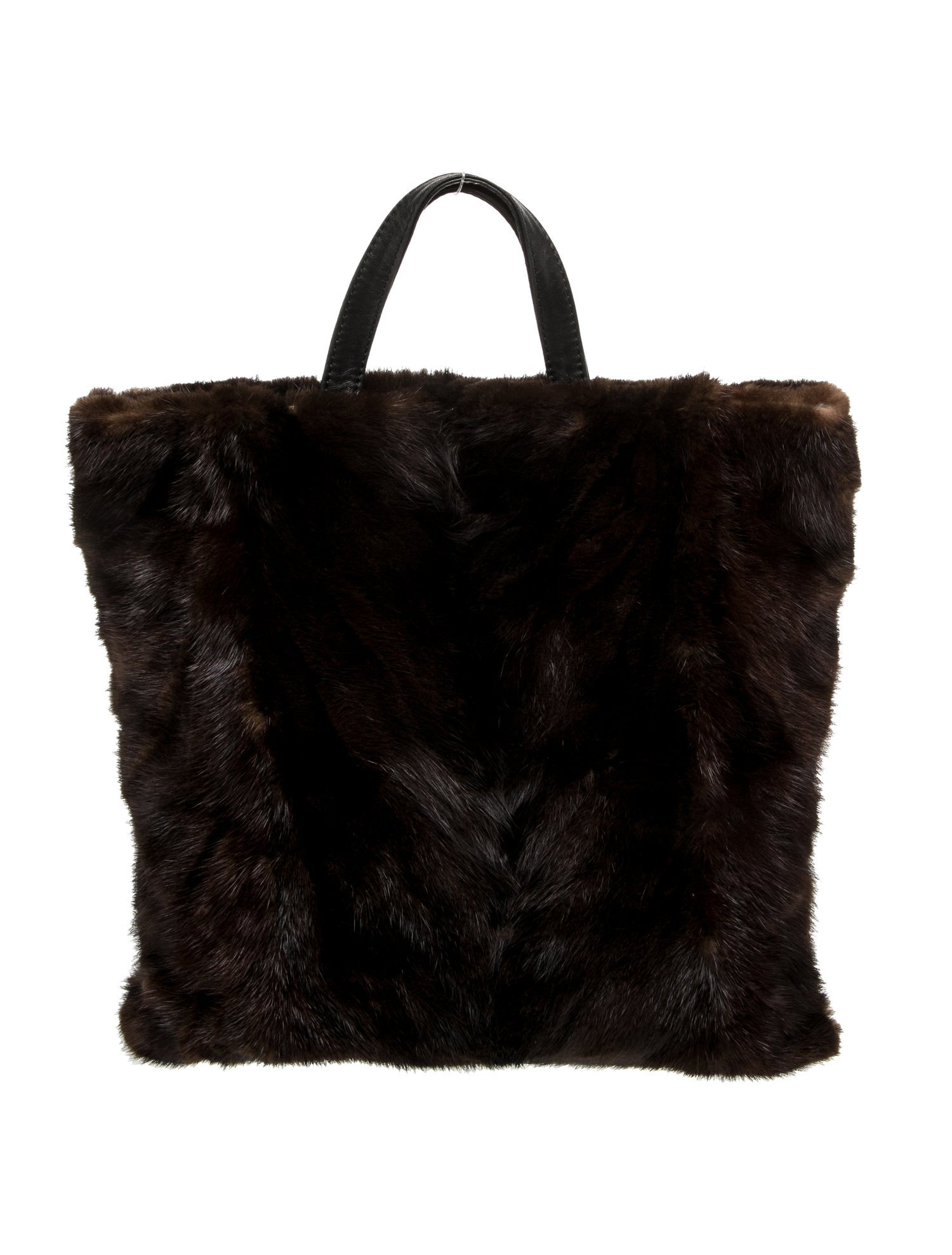 Loewe Fur Top Handle Bag