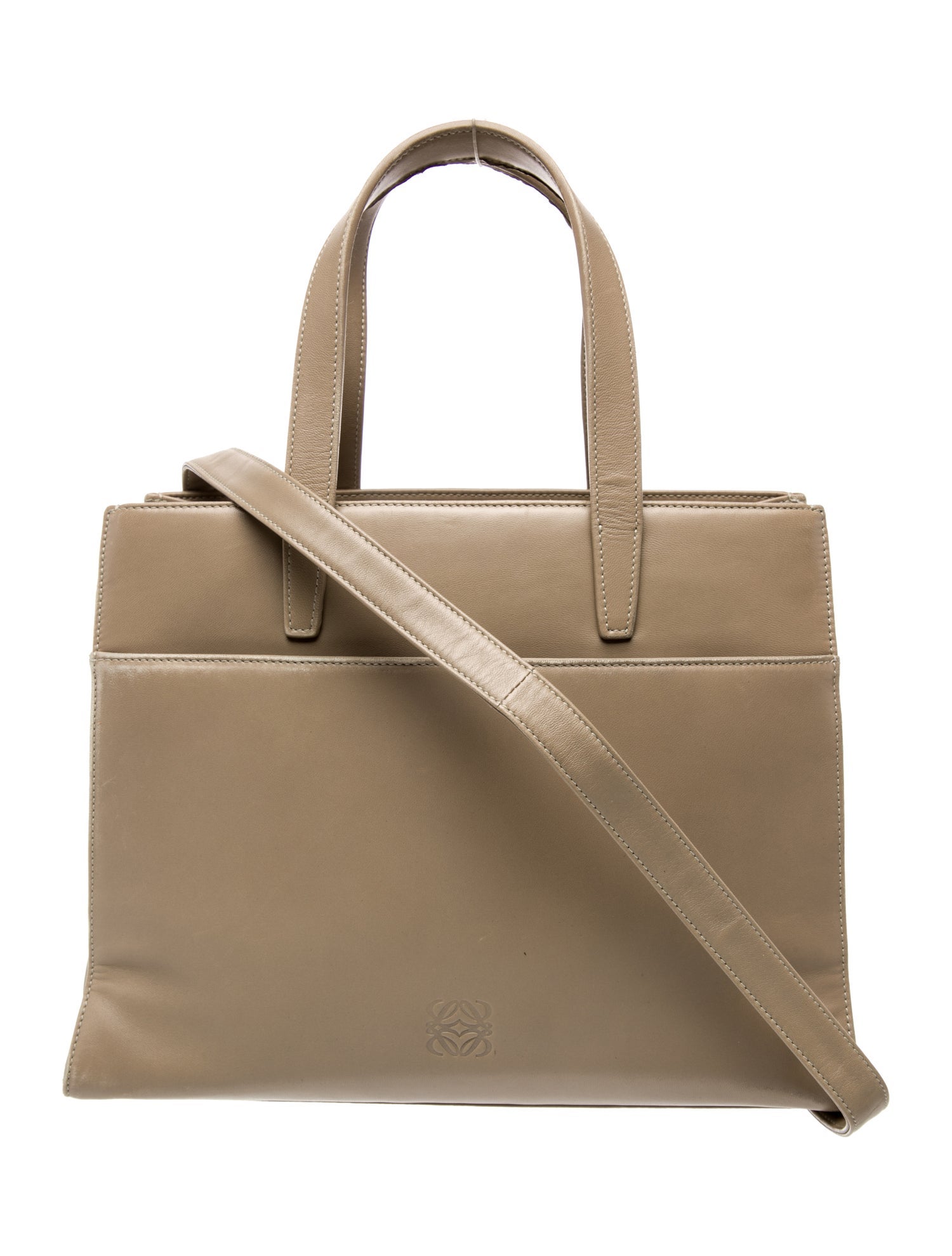 Loewe Leather Top Handle Bag Vintage