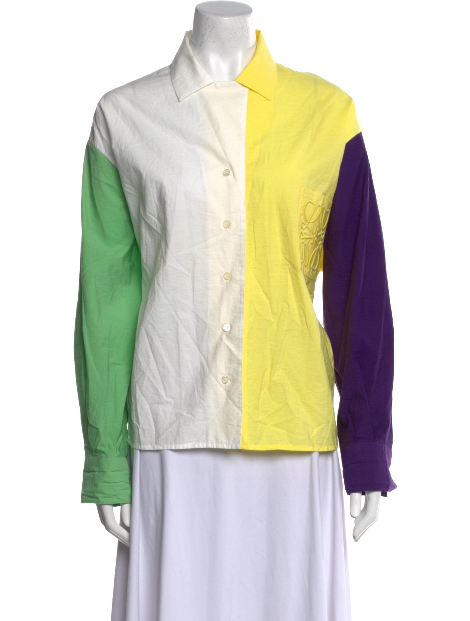 Loewe Long Sleeve Button-Up Top