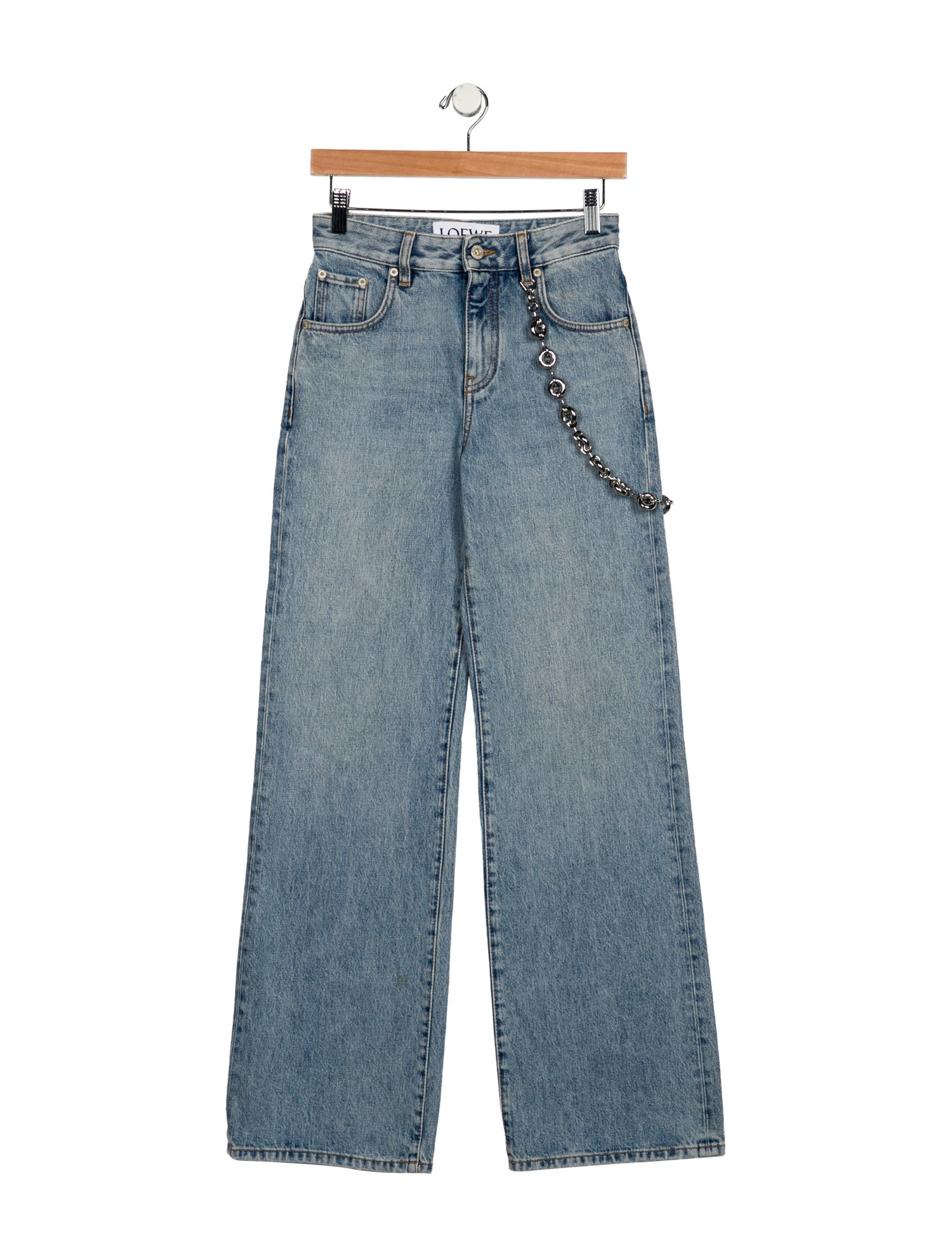 Loewe High-Rise Wide Leg Jeans