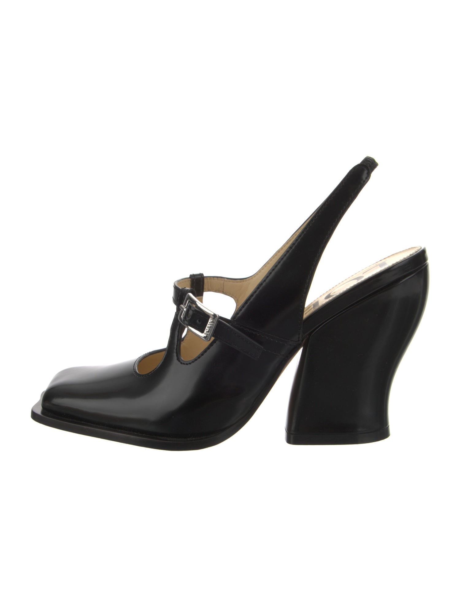 Loewe Leather Slingback Pumps