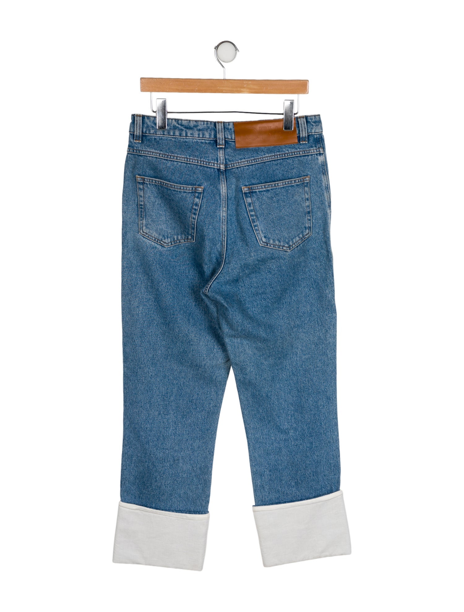 Loewe High-Rise Straight Leg Jeans