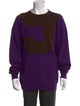 Loewe Colorblock Pattern Crew Neck Pullover
