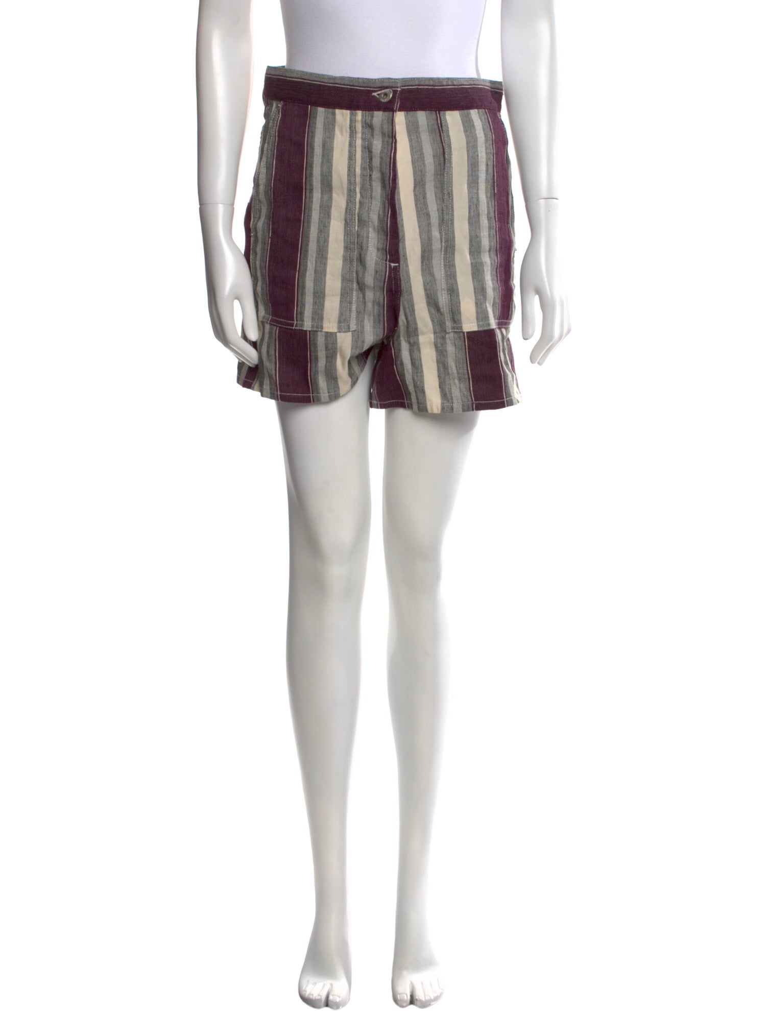 Loewe Paula's Ibiza Striped Knee-Length Shorts