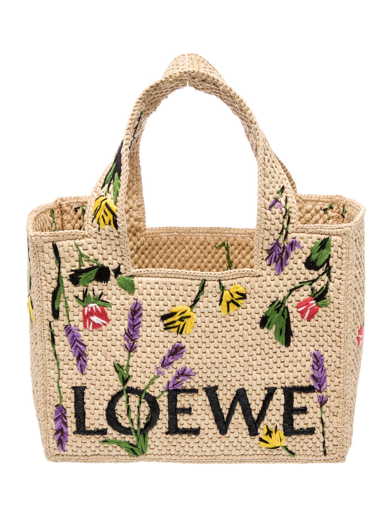 Loewe Paula's Ibiza Raffia Font Small 2025