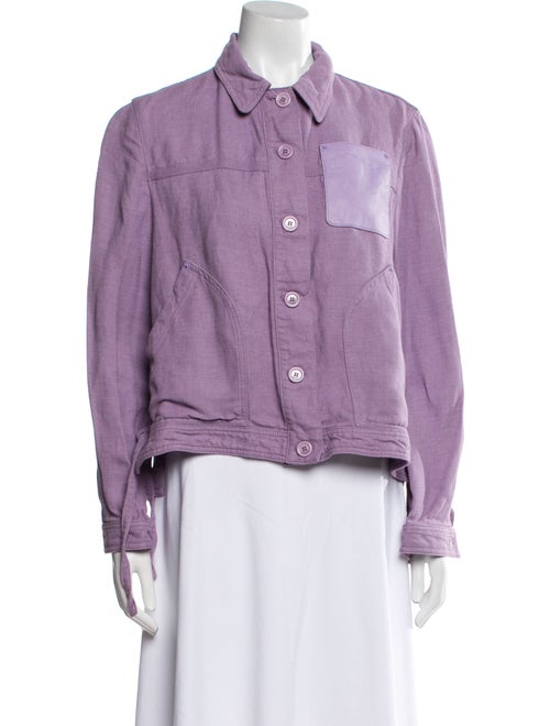 Loewe Anagram Workwear Suede Jacket