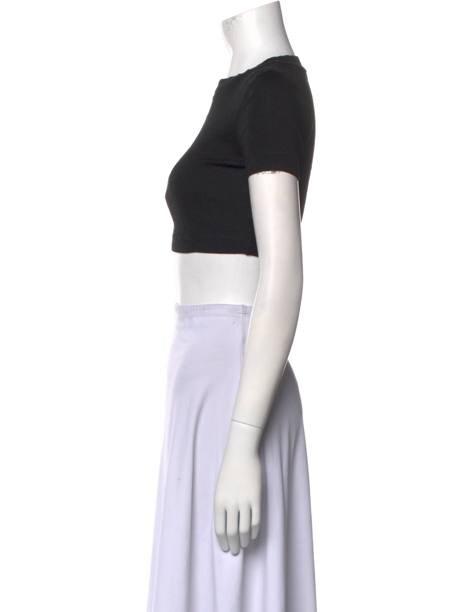 Loewe Graphic Print Crew Neck Crop Top