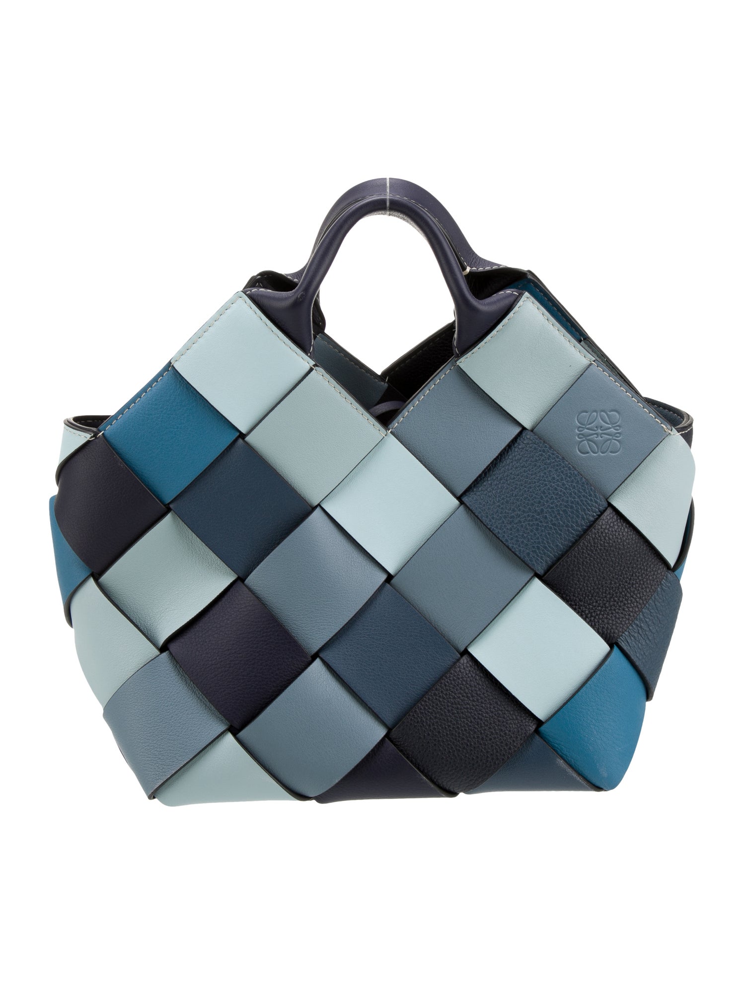 Loewe Leather Woven Basket