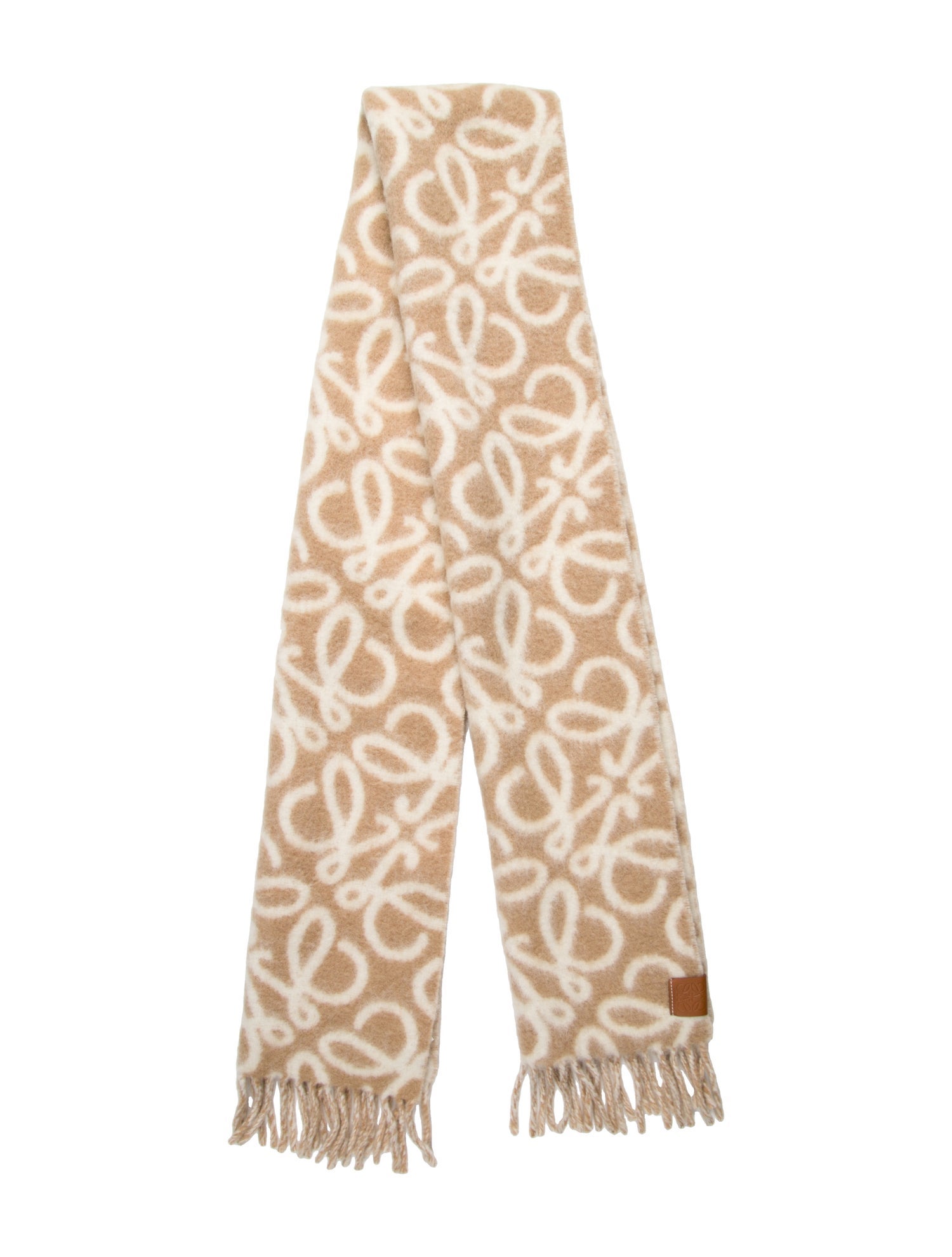 Loewe Alpaca Printed Scarf