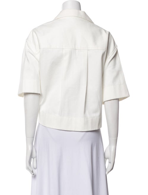 Loewe Three-Quarter Sleeve Button-Up Top