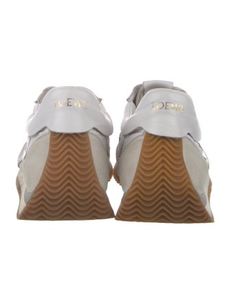 Loewe Suede Graphic Print Sneakers