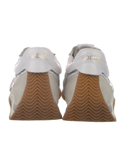 Loewe Suede Graphic Print Sneakers