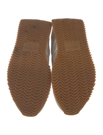 Loewe Suede Graphic Print Sneakers