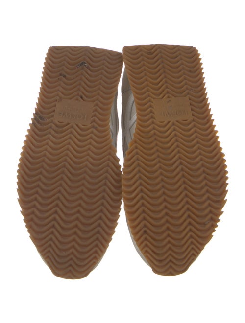 Loewe Suede Graphic Print Sneakers