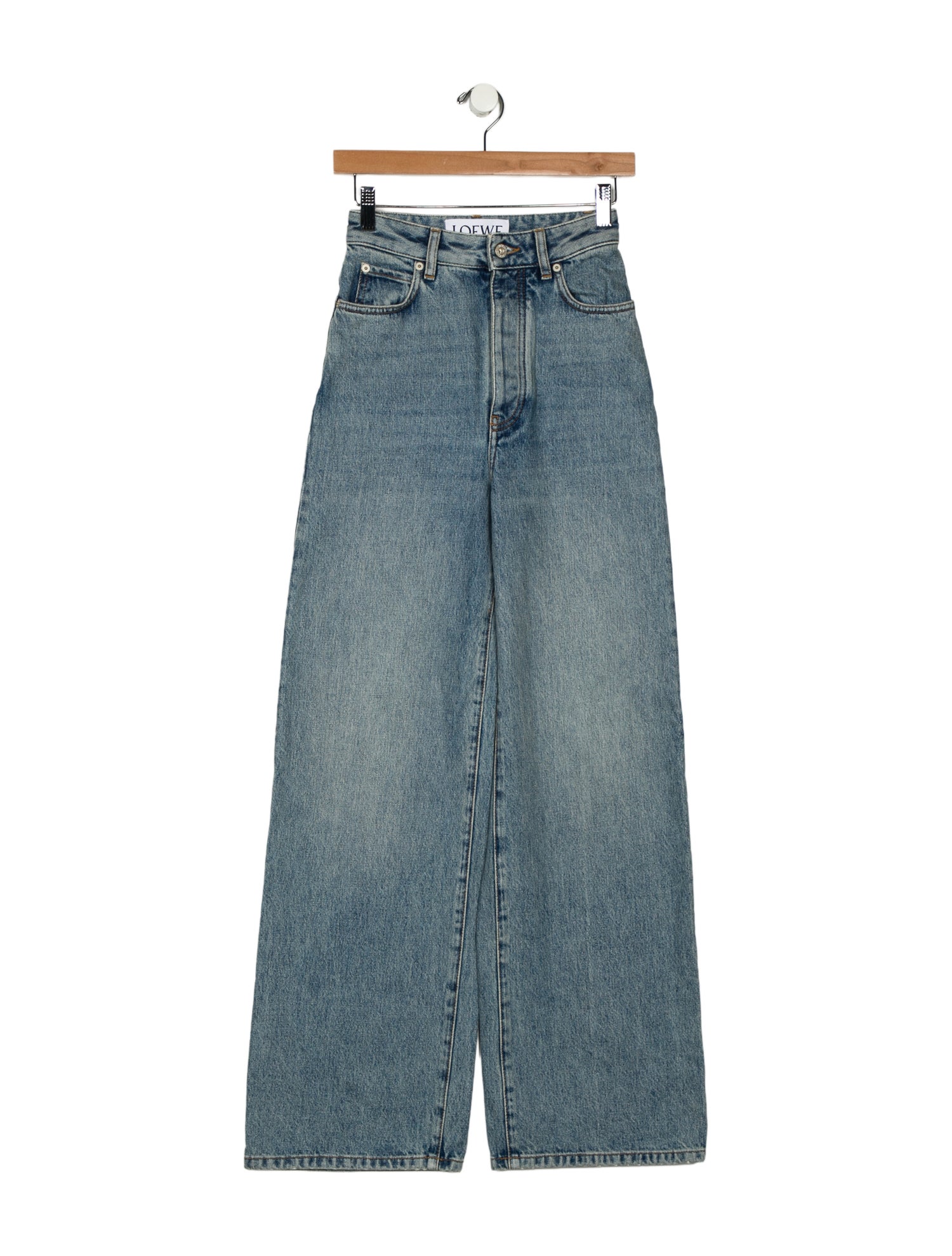 Loewe High-Rise Wide Leg Jeans