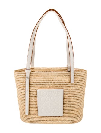 Loewe Raffia Square Basket 2022