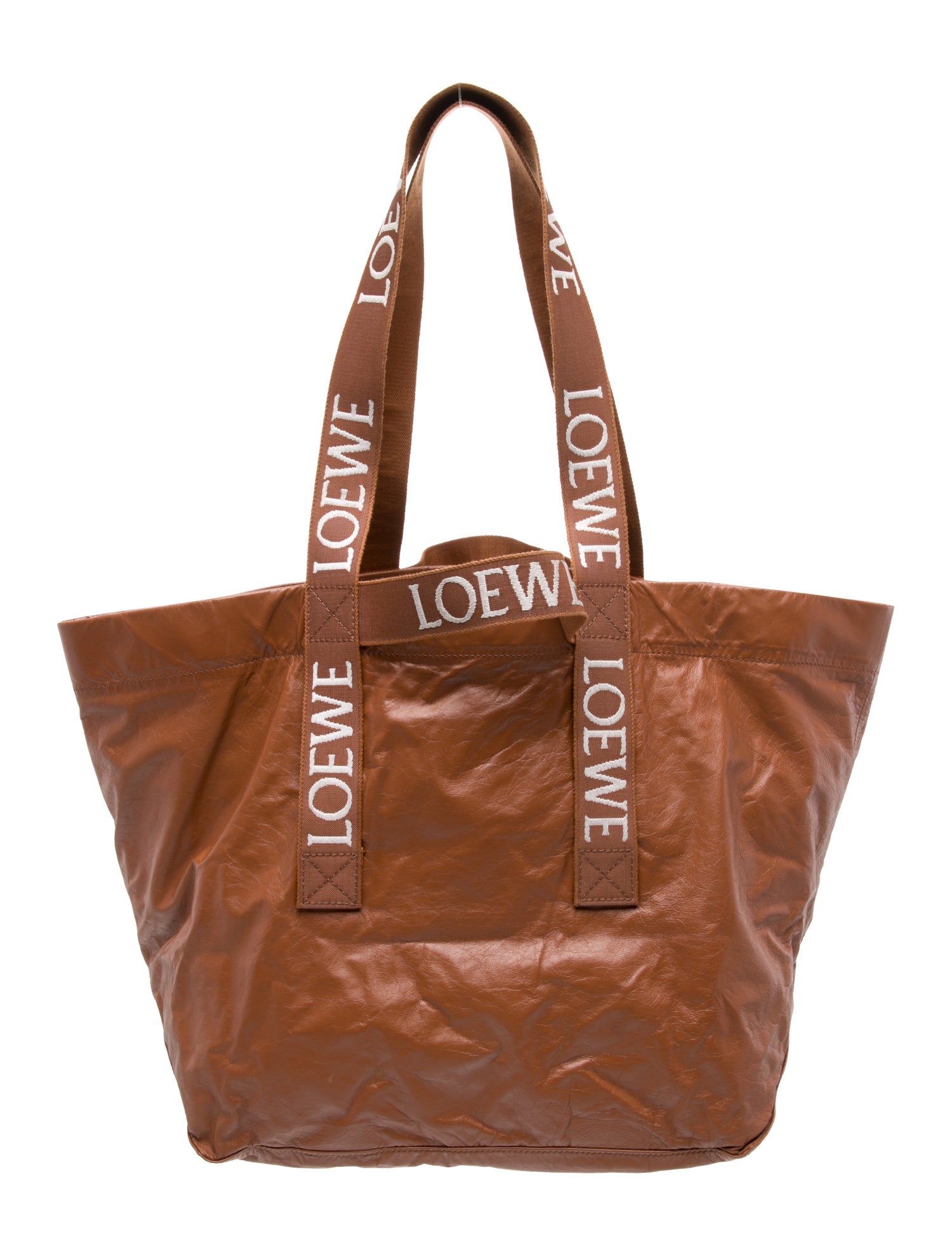 Loewe Leather Fold Shopper Large 2022