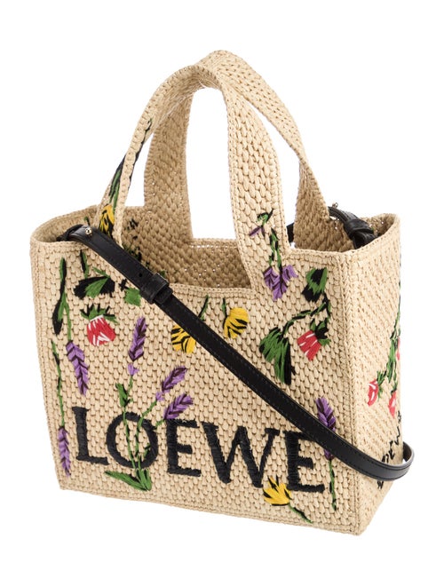 Loewe Raffia Top Handle Bag Small